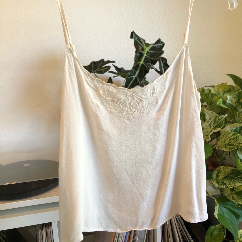 White Crop Top